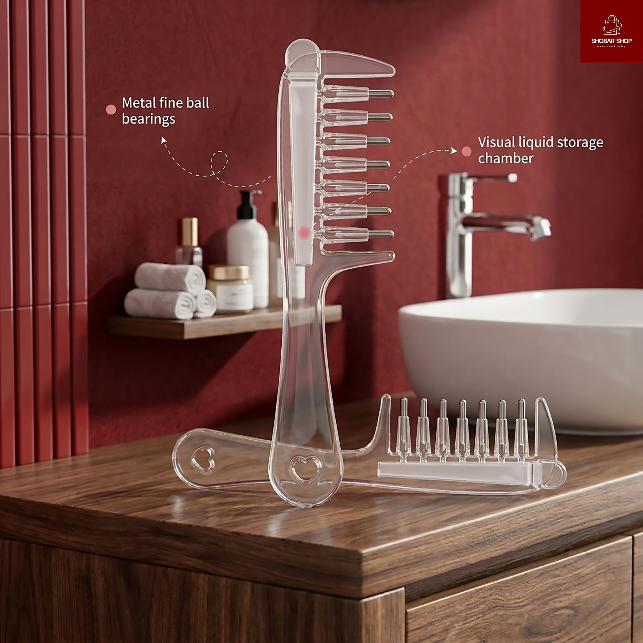 Scalp Oil Applicator Comb